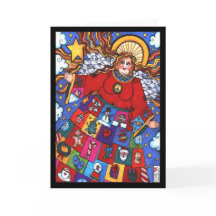 Abundant Blessings Christmas Angel Card