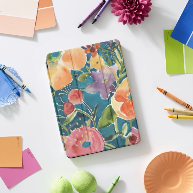Abundant Florals I iPad Pro Cover (Desk)