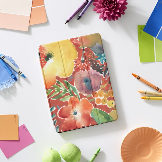 Abundant Florals III iPad Pro Cover (Desk)