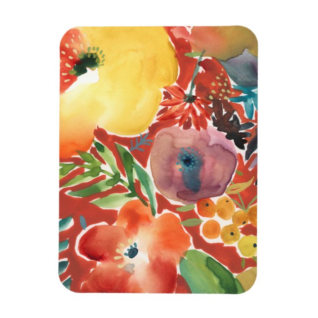 Abundant Florals III Magnet (Vertical)