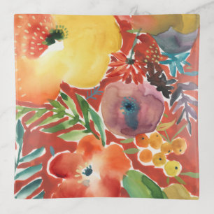 Abundant Florals III Trinket Tray