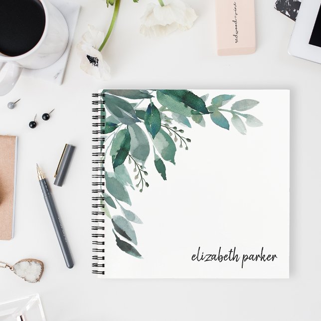 Abundant Foliage Personalized Notebook (Creator Uploaded)