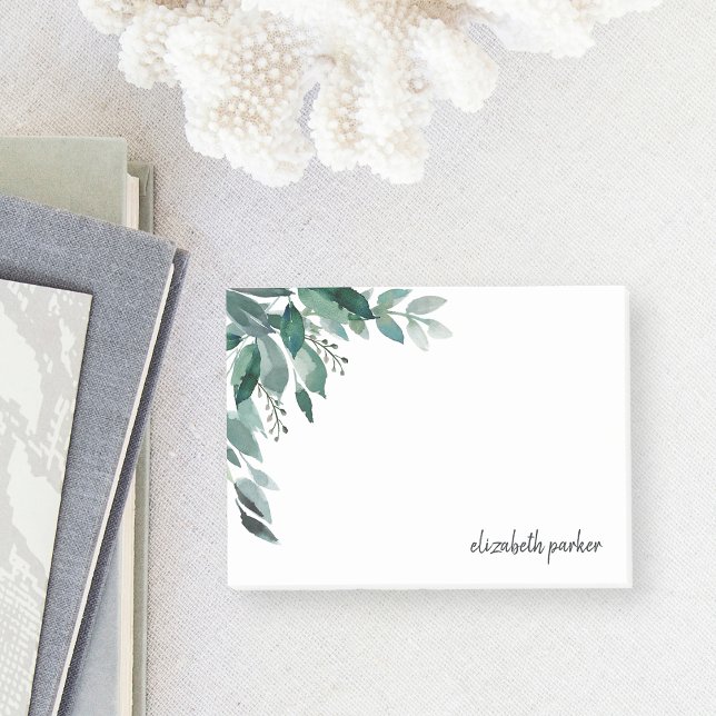Abundant Foliage Personalized Post-it Notes (Creator Uploaded)