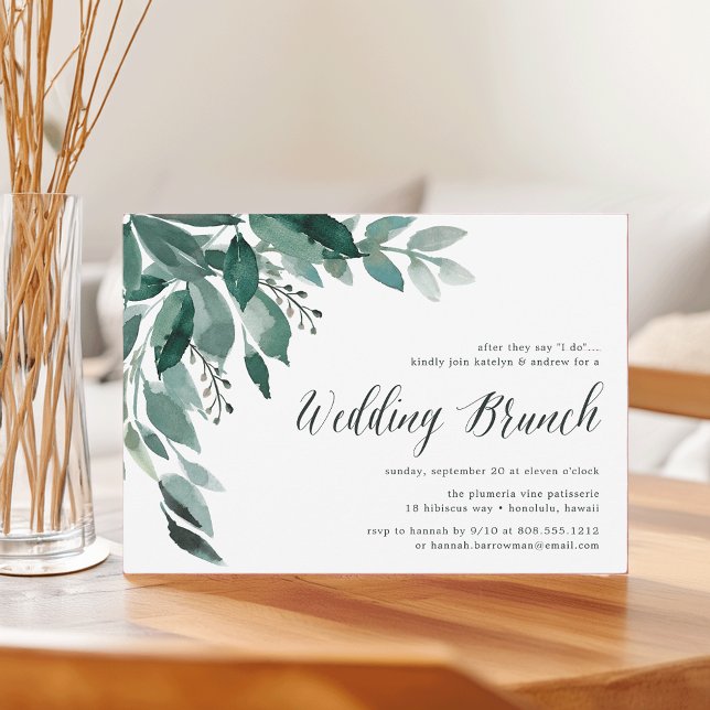 Abundant Foliage | Wedding Brunch Invitation (Creator Uploaded)