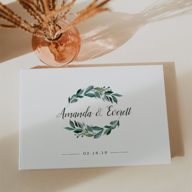 Abundant Foliage Wedding Guest Book (Creator Uploaded)