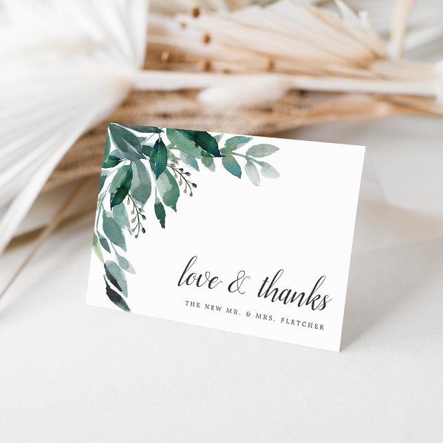 Abundant Foliage Wedding Thank You (Creator Uploaded)