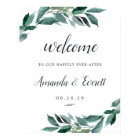 Abundant Foliage Wedding Welcome