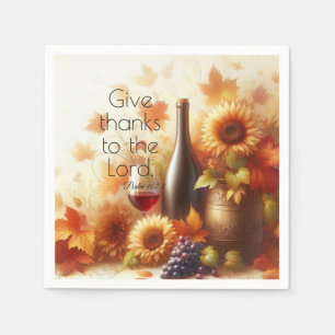Abundant Grace & Autumn Glory Napkins