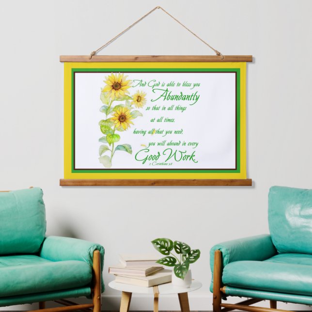 Abundant  hanging tapestry (Living Room)