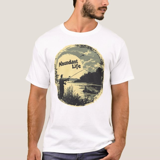 Abundant Life Fishing Tee (Front) (Front)