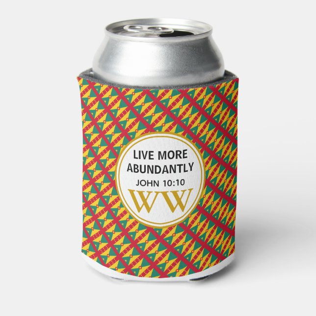 Abundant Life GRENADA CARRIACOU Monogram Can Cooler (Can Back)
