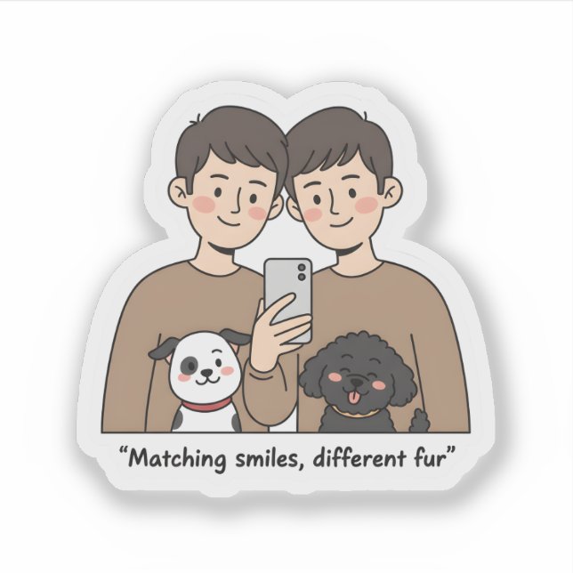 Abundant Love: The Prosperity Paws Collection  Sticker (Front)