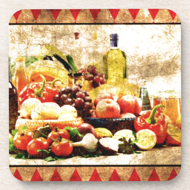Abundant Table Drink Coaster (Front)