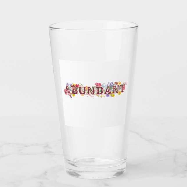 Abundant Women's Retreat Glass (Front)