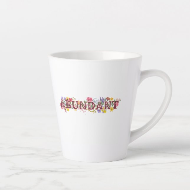 Abundant Women's Retreat Latte Mug (Right)