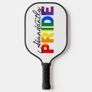 Abundantly Pride Rainbow Pickleball Paddle