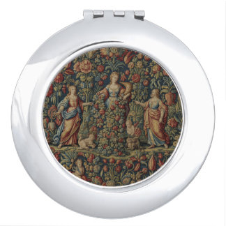 Abundia Good Fortune + Prosperity Tapestry Compact Mirror
