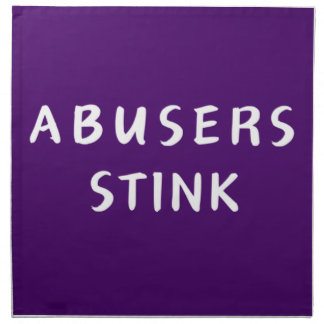 Abusers Stink Cloth Napkin