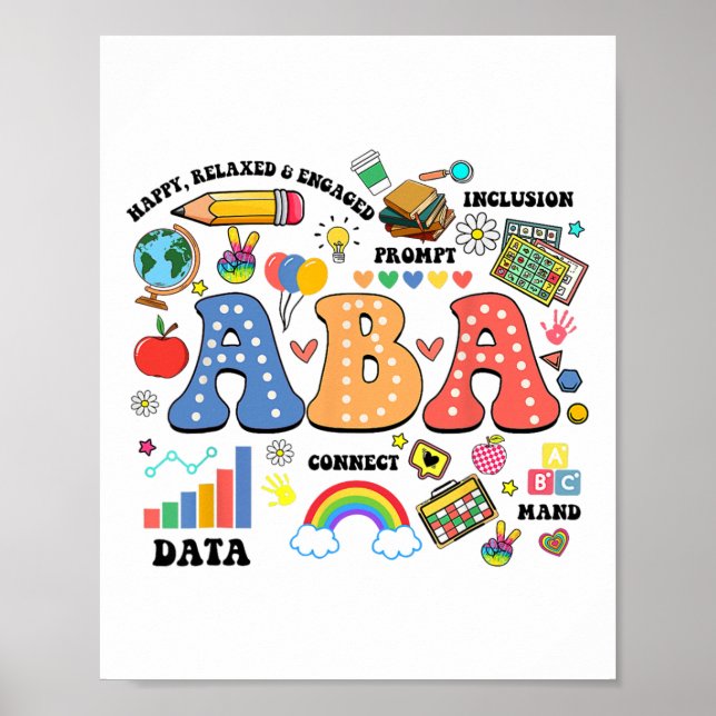 Aby Therapist Behavior Analyst Autism Therapy Rbt  Poster (Front)