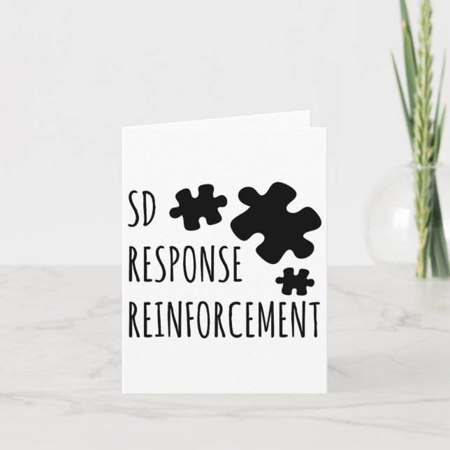 Aby Therapist Sd Reinforcement Response Behavior A Card (Front)