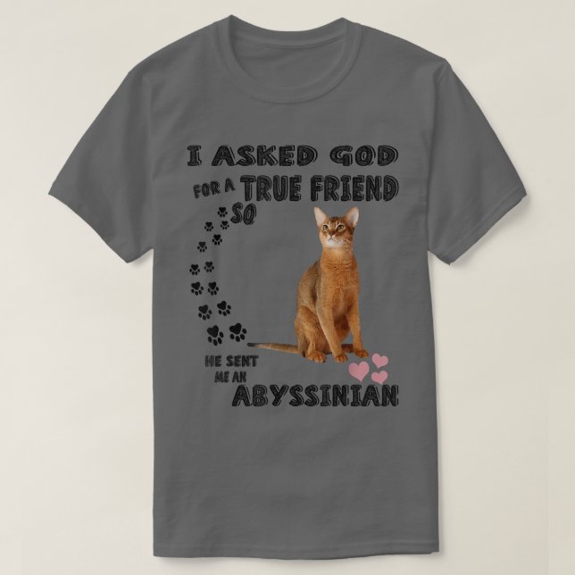 Abys Kitten Quote Mom, Kitty Dad Print, Cute Abyss T-Shirt (Design Front)