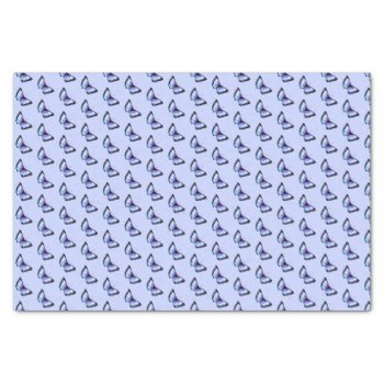 "abyss" (blue Butterfly) Tissue Paper by Lily_and_Lyla at Zazzle