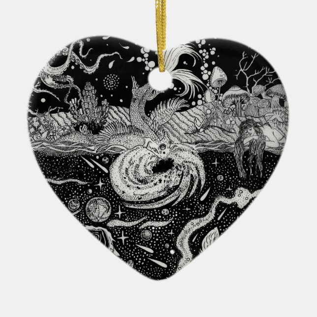 Abyss Duality Ceramic Ornament (Front)