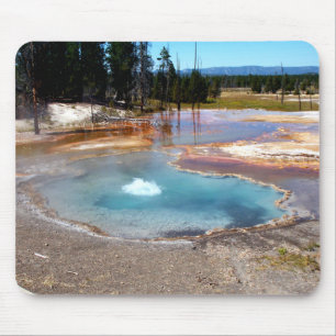 Abyss Pool Hot Springs Yellowstone National Park Mouse Pad