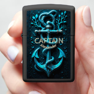 Abyssal Anchor Coral Vine Depths Zippo Lighter