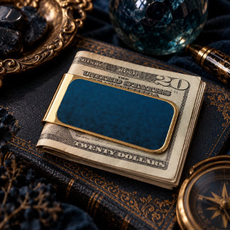 Abyssal Stillness Gold Finish Money Clip