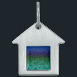 Abyssal Verse Pet ID Tag<br><div class="desc">Abyssal Verse flows like an ancient hymn rising from the depths—layered, mysterious, and coldly beautiful. This design’s dark teal, seafoam green, and deep ocean blue evoke the sound of a distant memory submerged in silence. It’s a cover made for deep ambient, underwater synth, or experimental drone music, carrying the weight...</div>