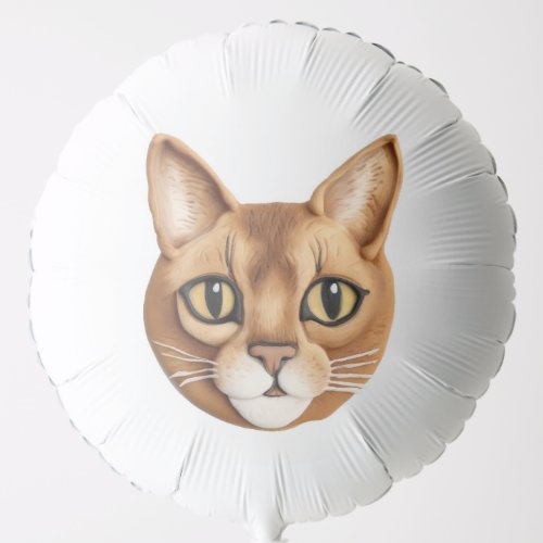 Abyssinian Cat 3D Inspired Balloon