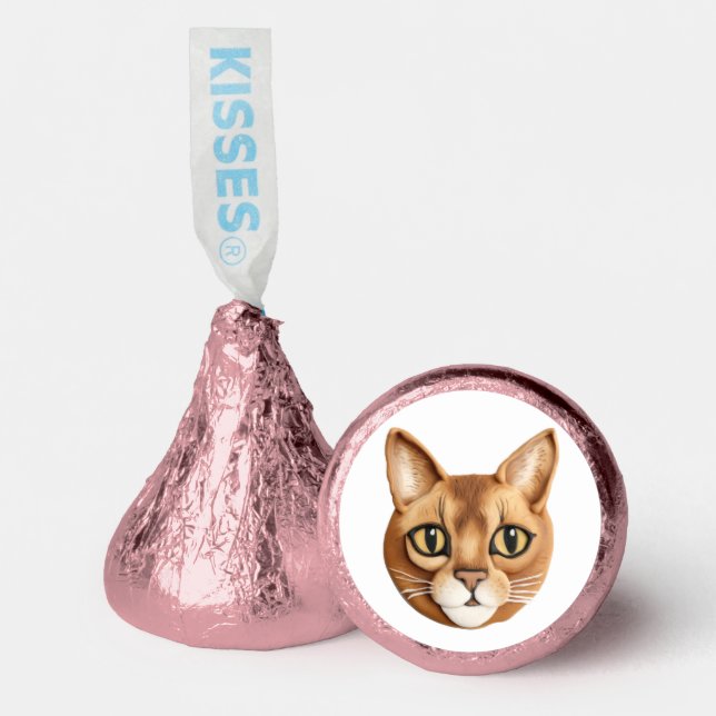 Abyssinian Cat 3D Inspired Hershey®'s Kisses® (Front)