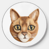 Abyssinian Cat 3D Inspired Wireless Charger (Front)