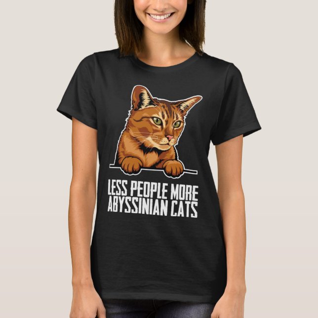 Abyssinian cat  Abyssinian  Abyssinian kitten  4 T-Shirt (Front)