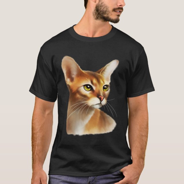 Abyssinian Cat Cat   1 T-Shirt (Front)