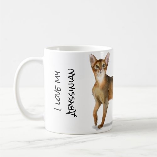 Abyssinian Cat Coffee Mug