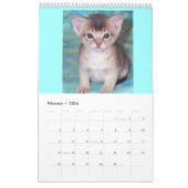 Abyssinian Cats Calendar 