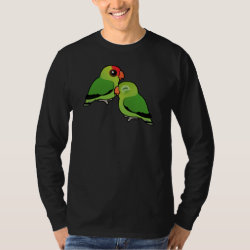 Abyssinian Lovebird Adorable Pair Men's Basic Long Sleeve T-Shirt