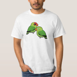 Abyssinian Lovebird Adorable Pair Men's Crew Value T-Shirt