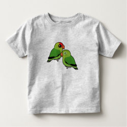 Abyssinian Lovebird Adorable Pair Toddler Fine Jersey T-Shirt