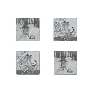 Abyssinian marble magnets