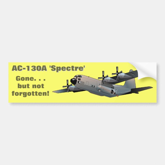 AC-130A 'Spectre' Bumper Sticker (Front)