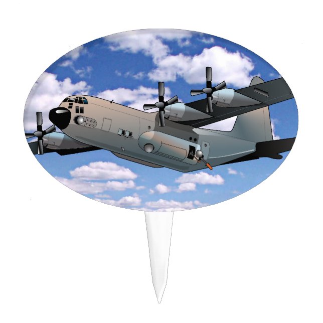 AC-130A SPECTRE GUNSHIP CAKE TOPPER (Front)