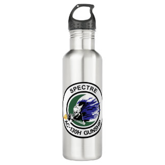 AC-130H Specter Gunship.PNG Stainless Steel Water Bottle