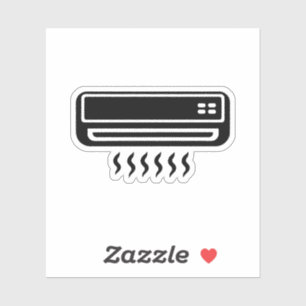 Ac air conditioner sticker