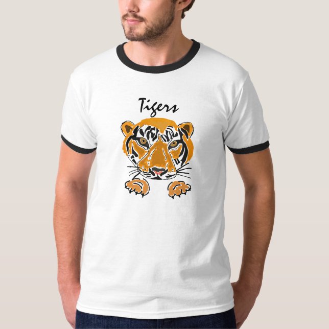 AC- Awesome Leaping Tiger T-shirt (Front)