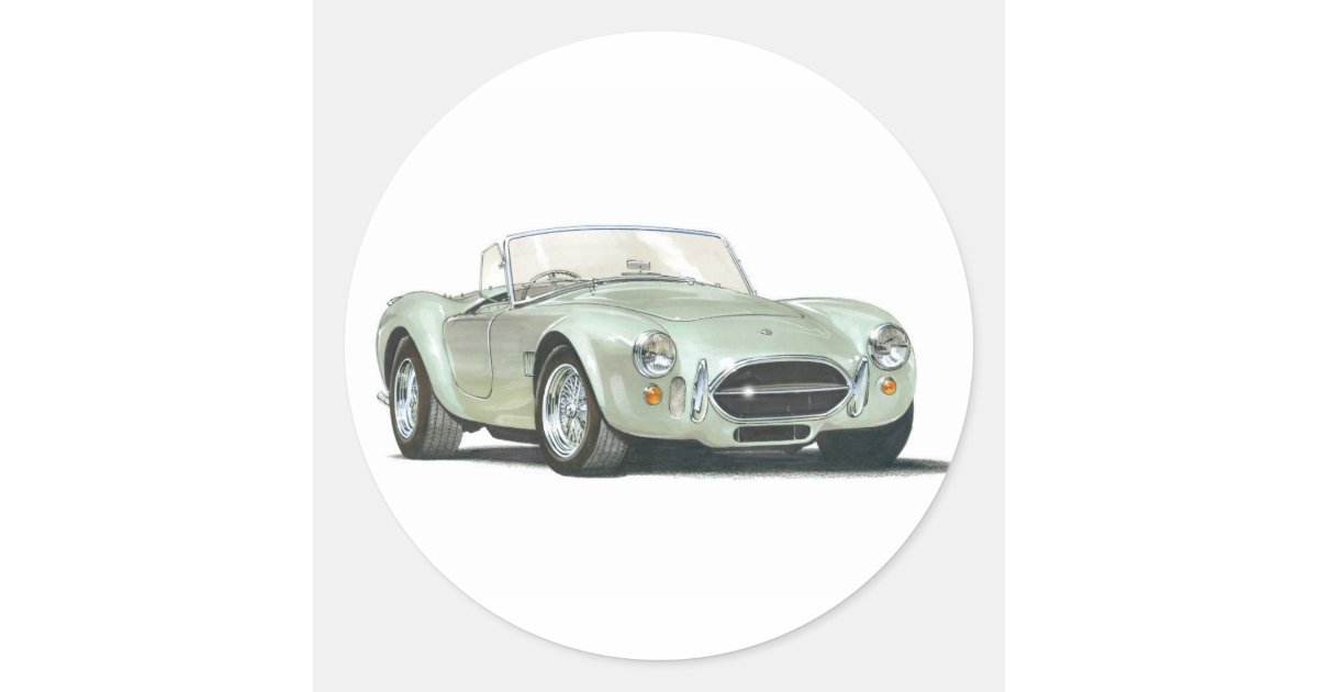 AC Cobra 289 MkIII Classic Round Sticker | Zazzle