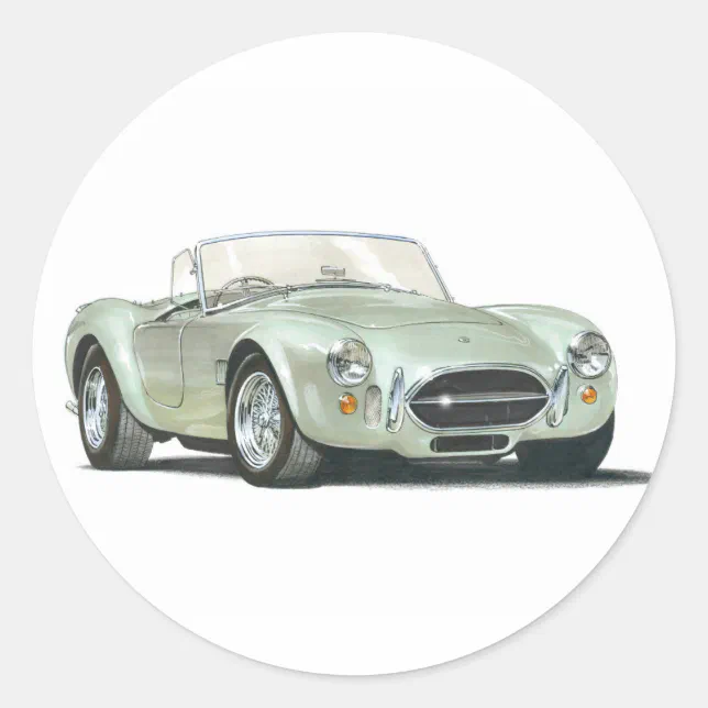 AC Cobra 289 MkIII Classic Round Sticker | Zazzle