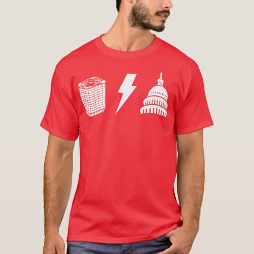 AC DC Air Conditioner District of Columbia T_Shirt